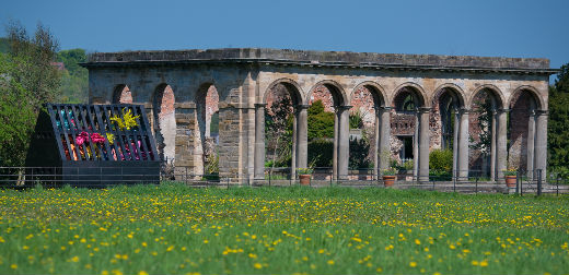 Image of Fiona Currans work at Gibside: Your Sweetest Empire is to Please. Courtesy Colin Davison Photography.