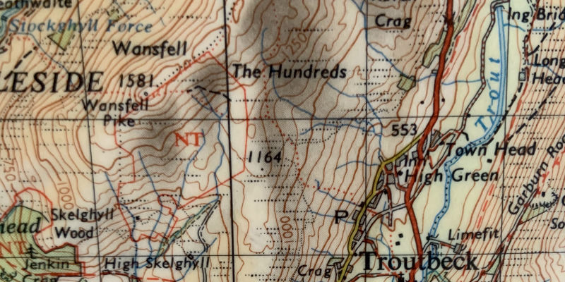 Ordnance Survey, 1966, Tourist Map of the Lake District, 1:63 360. Surrey: Ordnance Survey.