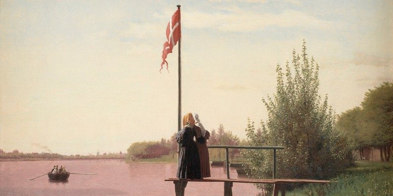 Christen Købke, View of Lake Sortedam from Dosseringen Looking towards Nørrebro, Copenhagen, 1838. Oil on canvas, 53 x 71.5 cm. Statens Museum for Kunst, Copenhagen.