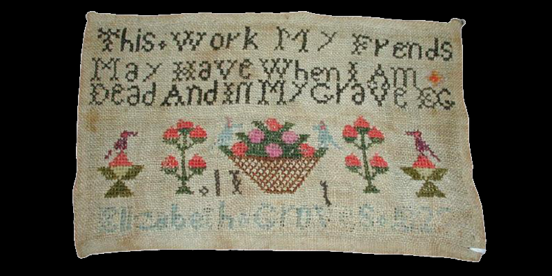 Sampler. Image credit: York Museums Trust Collection.