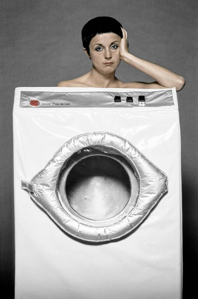 Art installation by Helen Chadwick called In the Kitchen (Washing Machine),