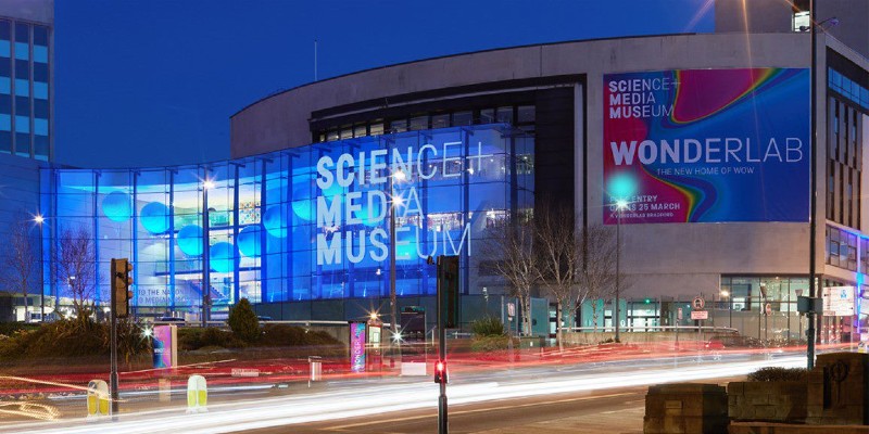 Exterior of National Science and Media Museum, Bradford.